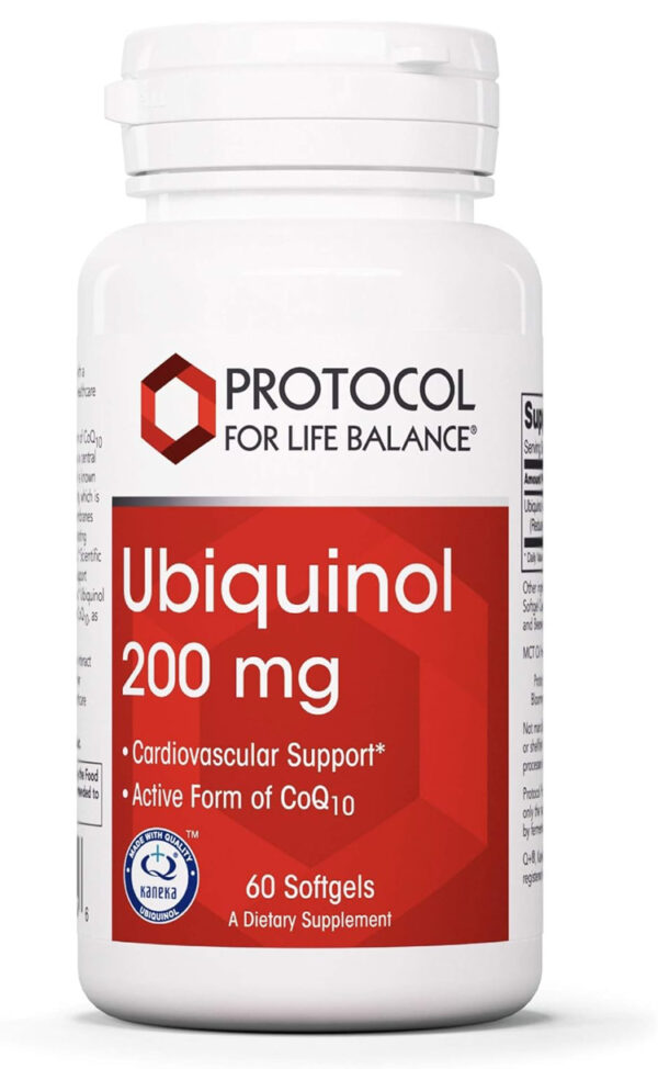 Protocol For Life Balance Ubiquinol 200mg 60 Softgels