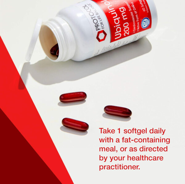 Protocol For Life Balance Ubiquinol 200mg 60 Softgels - Image 4