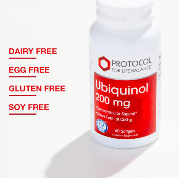 Protocol For Life Balance Ubiquinol 200mg 60 Softgels - Image 6