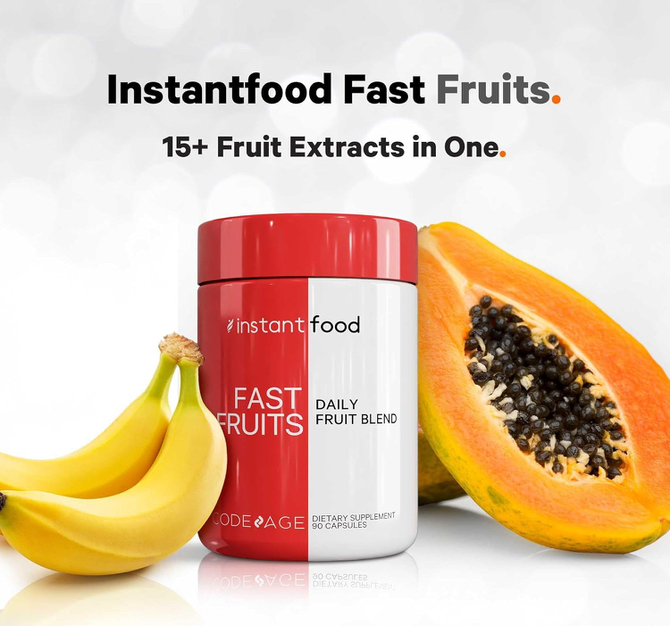 Codeage Instantfood Fast Fruits, Over 15 Fruits Powders Equivalent All-in-One - Image 2