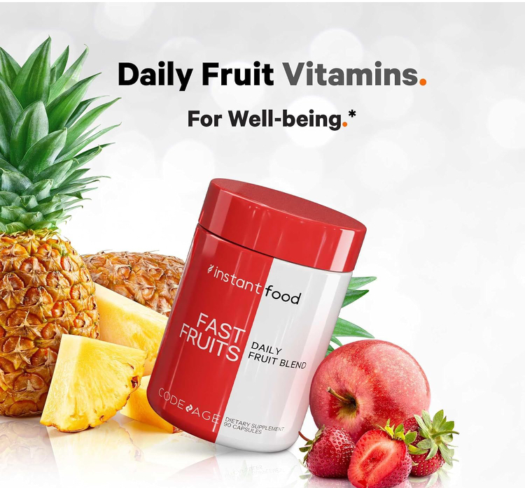 Codeage Instantfood Fast Fruits, Over 15 Fruits Powders Equivalent All-in-One - Image 3