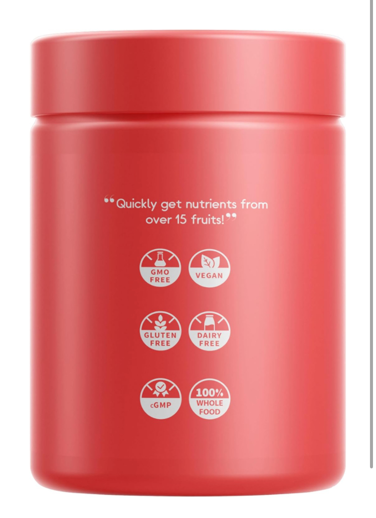 Codeage Instantfood Fast Fruits, Over 15 Fruits Powders Equivalent All-in-One - Image 6