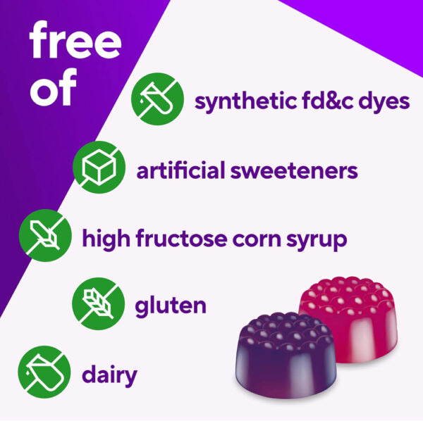 Vitafusion Womens Multivitamin Gummies, Berry Flavored Daily Vitamins for Women With Vitamins A,C,D,E,B-6 and B-12 - Image 2