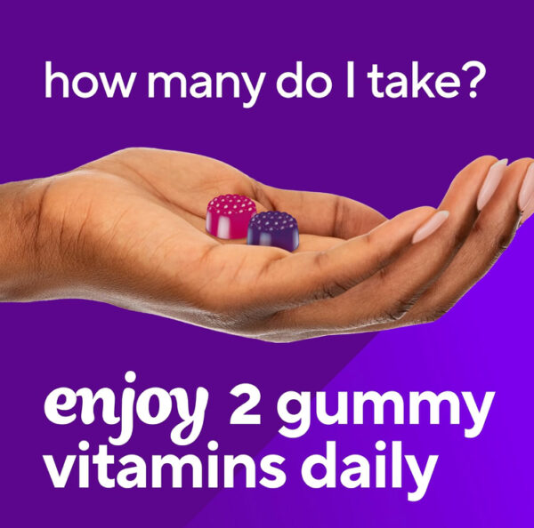 Vitafusion Womens Multivitamin Gummies, Berry Flavored Daily Vitamins for Women With Vitamins A,C,D,E,B-6 and B-12 - Image 5