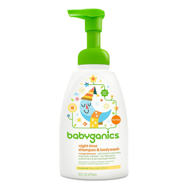 Babyganics Goodnight Shampoo & Body Wash Orange Blossom 16fl oz