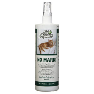 NaturVet Pet Organics No Mark Cat Spray – Helps Deter Cats from Urine Marking – for Indoor/Outdoor Use, Housetraining – Simulated Pheromones, Mist Sprayer – 16 Fl. Oz.