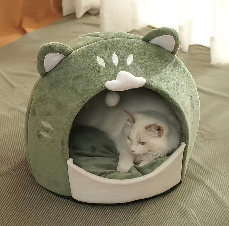 Warm Cats Bed Cute Cats House Kitten Lounger Cushion for Small Pet Sleep Tent Washable Cats Sleeping Bag Soft - Image 3