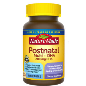 Nature Made Postnatal Multivitamin + 200mg DHA 60 Soft gels