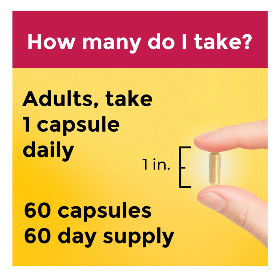 Nature Made Multi + Ginseng 60 Capsules - Image 3
