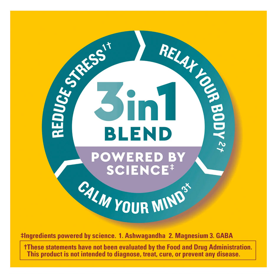 Nature Made Wellblends Calm Mind & Body Stress Relief Ashwagandha 38 Gummies - Image 3