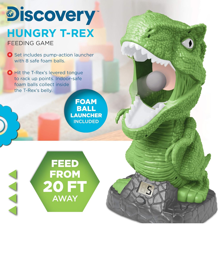 Discovery Kids Hungry T-Rex Feeding Game Shooting Competition for Kids - Image 7