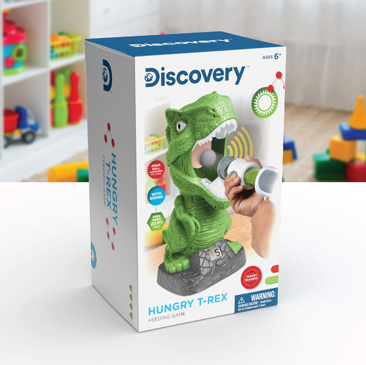 Discovery Kids Hungry T-Rex Feeding Game Shooting Competition for Kids - Image 4