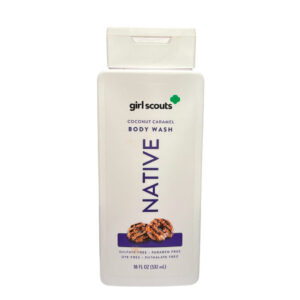 Native - Limited Edition Girl Scouts Cookies, Coconut Caramel Body Wash 18 Fl Oz